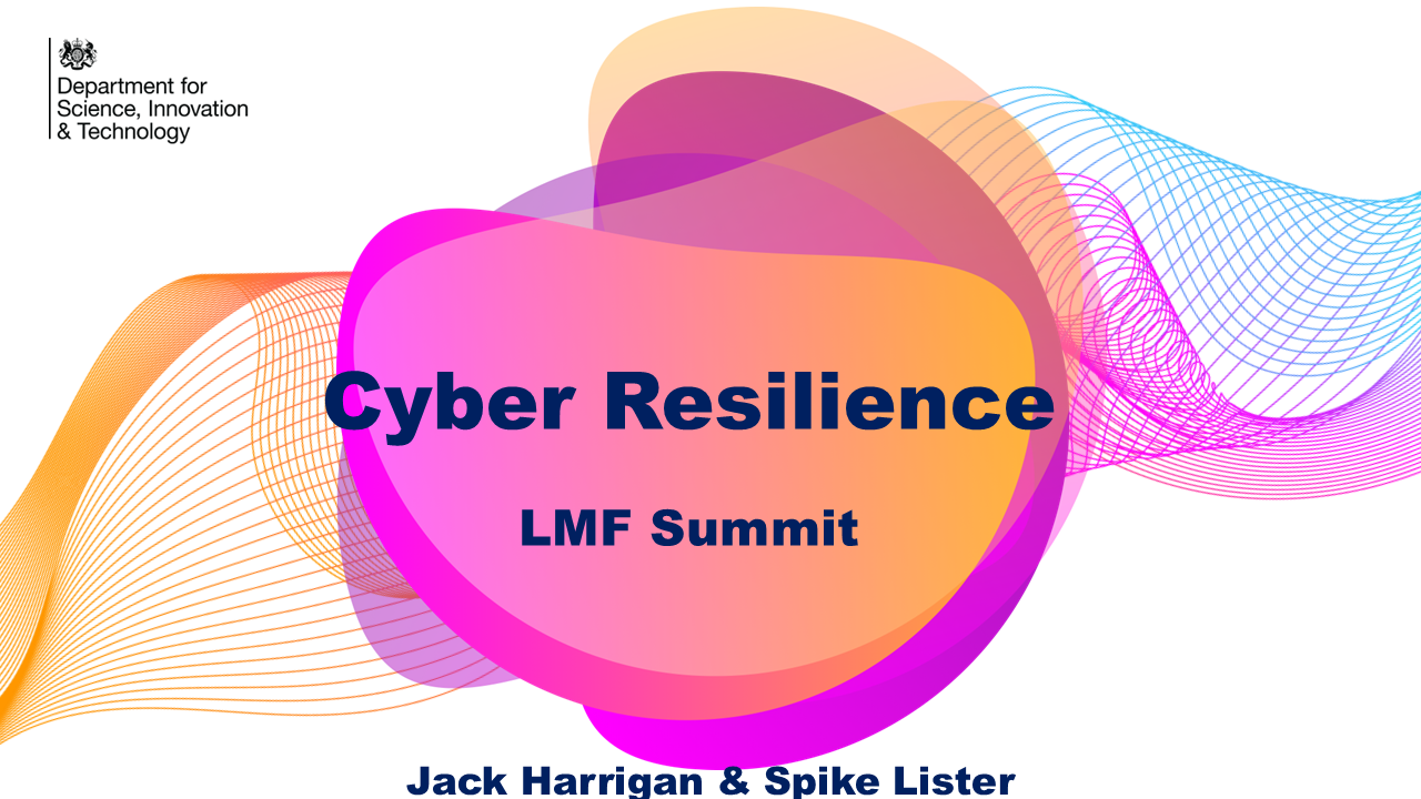 Cyber Resilience Summit - DSIT