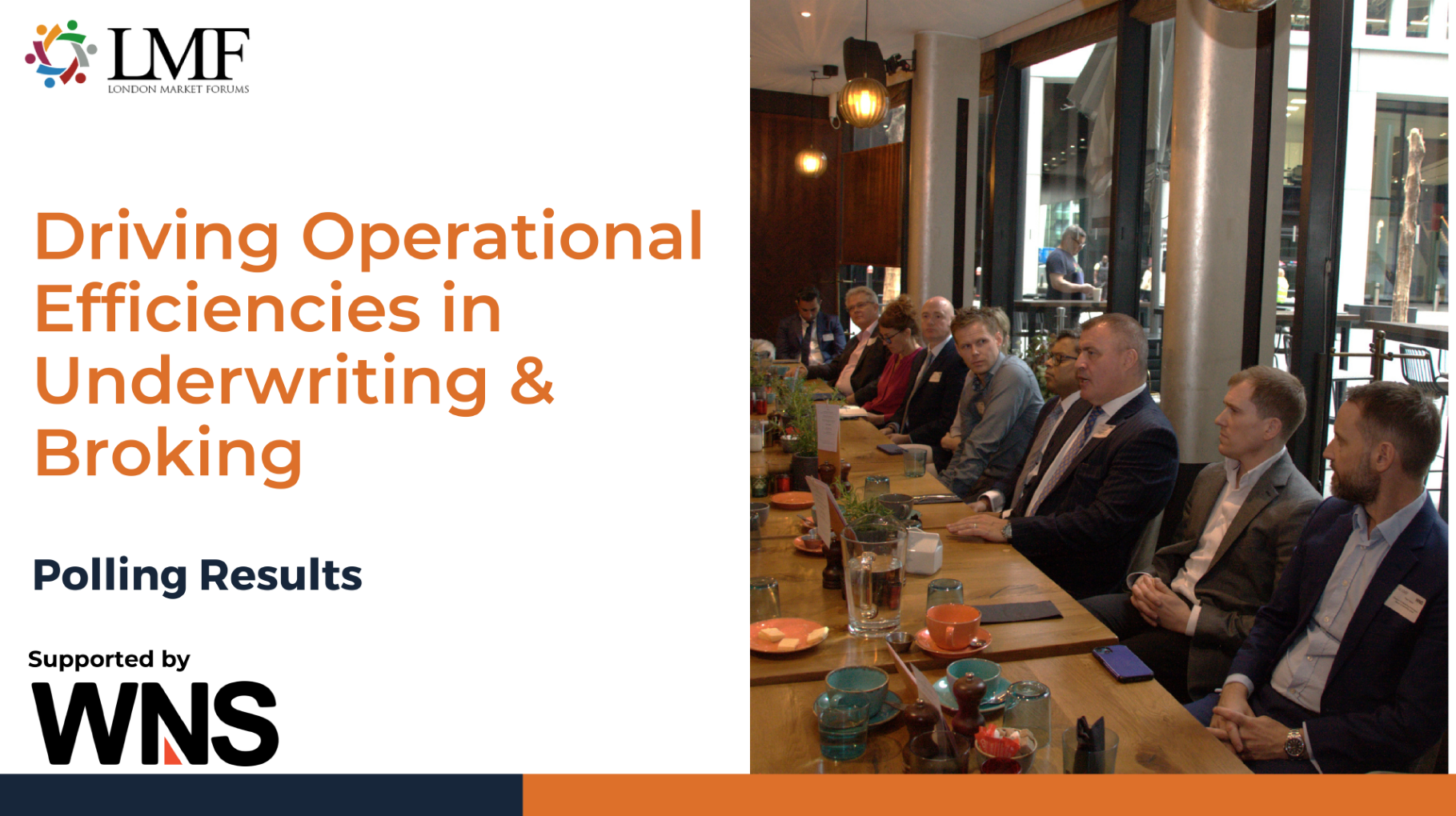 Driving Operational Efficiencies in Underwriting and Broking - Polling Results