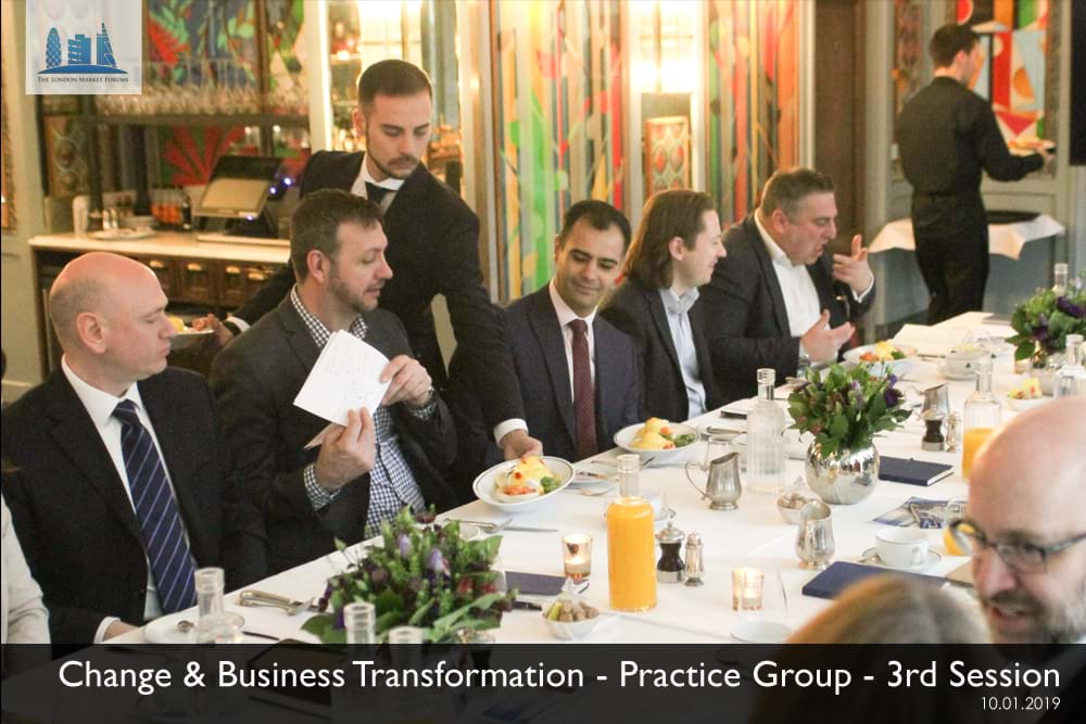 Change & Business Transformation Leaders Practice Group - 10th January 2019