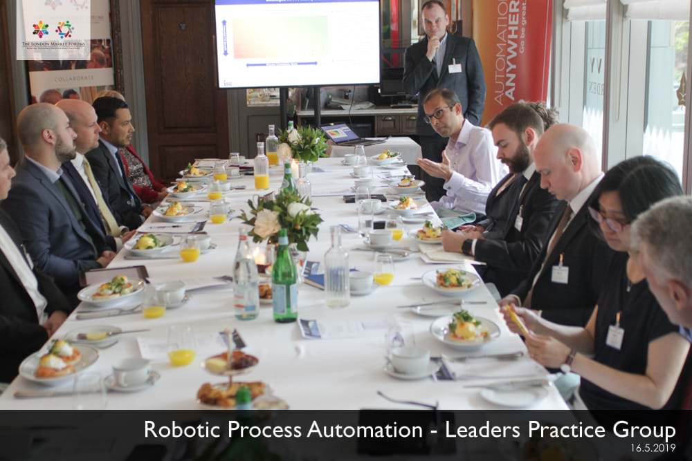 Robotic Process Automation Leaders Practice Group - 16th May 2019