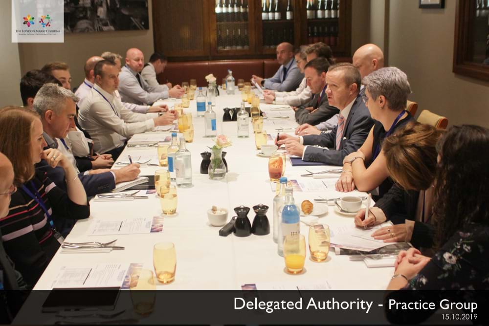 Delegated Authority Leaders Practice Group - 15th October 2019